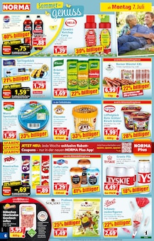 Bier Angebot im aktuellen Norma Prospekt auf Seite 7