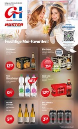 Aktueller Huster Getränkemärkte Prospekt für Langenweißbach: Aktuelle Angebote mit 8} Seiten, 27.05.2024 - 01.06.2024