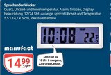 Aktuelle Wecker Angebote bei GLOBUS in Erfurt Aktuelles Sprechender Wecker Angebot bei GLOBUS in Erfurt ab 14,99 €