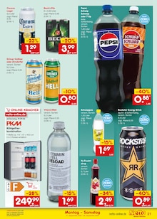 Pepsi im aktuellen Netto Marken-Discount Prospekt (Würzburg) Pepsi im Netto Marken-Discount Prospekt "Aktuelle Angebote" mit 69 Seiten (Würzburg)