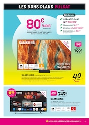Promos TV Samsung dans le catalogue "S'ÉQUIPER POUR LA RENTRÉE" de Pulsat à la page 5 Promos TV Samsung dans le catalogue "S'ÉQUIPER POUR LA RENTRÉE" de Pulsat à la page 5