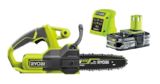 Tronçonneuse compacte 18V RY18CS20A-125 - RYOBI - Truffaut à Marseille Tronçonneuse compacte 18V RY18CS20A-125 - RYOBI en promo chez Truffaut Marseille à 189,00 €