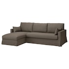 Aktuelles 3er-Sofa mit Récamiere, links Gransel graubraun Gransel graubraun Angebot bei IKEA in Paderborn ab 899,00 €