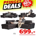 Aktuelles Edge Ecksofa Angebot bei Seats and Sofas in Herne ab 699,00 €