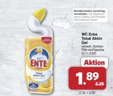 Aktuelle Ente Angebote bei famila Nordwest in Oldenburg Aktuelles Total Aktiv Gel Angebot bei famila Nordwest in Oldenburg ab 1,89 €
