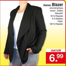 Damen Blazer bei Zimmermann in Rüsselsheim Damen Blazer im Angebot bei Zimmermann Rüsselsheim für 6,99 €
