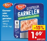 Aktuelles Eismeer- oder Partygarnelen Angebot bei Netto Marken-Discount in Frankfurt (Main) ab 1,69 €