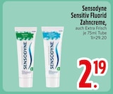 Sensitiv Fluorid Zahncreme von Sensodyne im aktuellen EDEKA Prospekt für 2,19 €