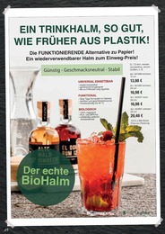 Hamberger Trinkhalme im Prospekt 