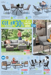 Aktueller Trends Prospekt mit Gartentisch, "TRENDS hat alles für Drinnen & Draußen - 30% zusätzlich auf Gartenmöbel", Seite 6