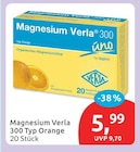 Magnesium Verla 300 Typ Orange im aktuellen budni Prospekt