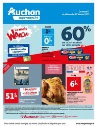 Prix et réduction Jeux Vidéo dans le prospectus Auchan Supermarché en cours Offre Jeux Vidéo dans le catalogue Auchan Supermarché du moment à la page 1