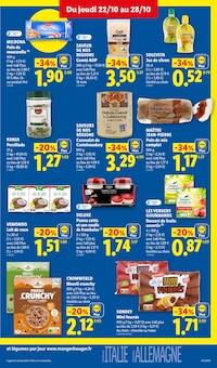 Promotion Gâteau dans le prospectus Lidl, valable du 22/10/2026 au 28/10/2026 Promo Gâteau dans le catalogue Lidl du moment à la page 17