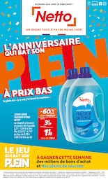 Prospectus Netto à Le Croisty: "L'ANNIVERSAIRE QUI BAT SON PLEIN À PRIX BAS", 20} pages, 04/03/2025 - 10/03/2025