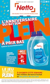 Catalogue Discount Alimentaire Netto en cours à Saint-Germain-la-Poterie et alentours, "L'ANNIVERSAIRE QUI BAT SON PLEIN À PRIX BAS", 20 pages, 04/03/2025 - 10/03/2025