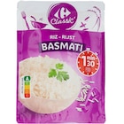 Sachet micro-ondable riz basmati - CARREFOUR CLASSIC' en promo chez Carrefour Sachet micro-ondable riz basmati - CARREFOUR CLASSIC' dans le catalogue Carrefour