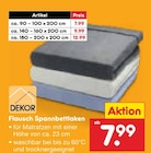 Flausch Spannbettlaken im Angebot bei Netto Marken-Discount in Melle Flausch Spannbettlaken Angebote von DEKOR bei Netto Marken-Discount Melle für 7,99 €