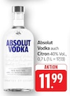 Vodka Angebote von Absolut bei E center Pirmasens für 11,99 €