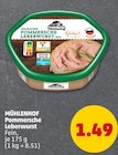 Pommersche Leberwurst von MÜHLENHOF im aktuellen Penny Prospekt für 1,49 €