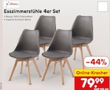 Esszimmerstühle 4er Set für 79,99 € bei Netto Marken-Discount im Angebot Esszimmerstühle 4er Set im aktuellen Netto Marken-Discount Prospekt