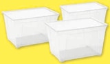 Lot de 3 boites de rangement 60L - Super U à Perpignan Lot de 3 boites de rangement 60L en promo chez Super U Perpignan à 17,99 €
