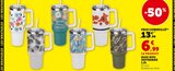 Maxi mug isotherme 1,2l en promo à 6,99 € chez Hyper U Maxi mug isotherme 1,2l dans le catalogue Hyper U