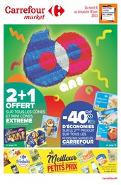 Prospectus Carrefour Market, "60 ans",  pages, 06/06/2023 - 18/06/2023