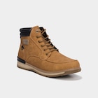 Boots avec lacets marron clair homme - La Halle à Mont-de-Marsan Boots avec lacets marron clair homme en promo chez La Halle Mont-de-Marsan à 24,99 €