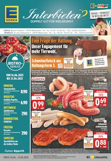 Aktueller EDEKA Prospekt für Weilerswist mit  Seiten