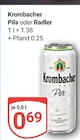 Pils Angebote von Krombacher bei GLOBUS Hanau für 0,69 €