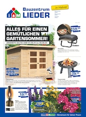 Aktueller Bauzentrum Lieder Prospekt mit Blumen, "ALLES FÜR EINEN GEMÜTLICHEN GARTENSOMMER!", Seite 1