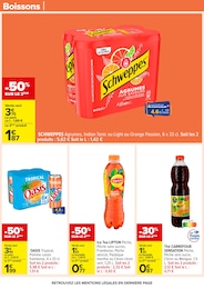 Prix et réduction Ice Tea dans le prospectus Carrefour en cours Offre Ice Tea dans le catalogue Carrefour du moment à la page 44