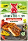 Aktuelle Bratwurst Angebote bei REWE in Berlin Aktuelles Vegane Mühlen BBQ-Filets Angebot bei REWE in Berlin ab 2,49 €