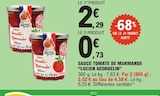 Sauce Tomate de Marmande - LUCIEN GEOGELIN en promo à 0,73 € chez E.Leclerc Sauce Tomate de Marmande - LUCIEN GEOGELIN dans le catalogue E.Leclerc