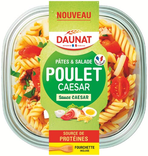 Daunat Pâtes & Salade Poulet Caesar