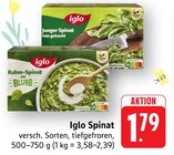 EDEKA - Junger Spinat fein gehackt Angebot im Prospekt Junger Spinat fein gehackt bei EDEKA im Prospekt "" für 1,79 €