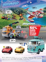 Prix et réduction Playmobil dans le prospectus JouéClub en cours Offre Playmobil dans le catalogue JouéClub du moment à la page 12
