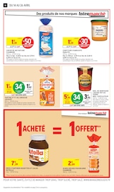 Nutella en promo dans le catalogue Intermarché Contact à la page 16