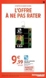 Boxer Homme en promo dans le catalogue Intermarché Contact à la page 31