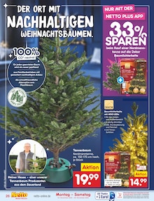 Weihnachtsbaum im Netto Marken-Discount Prospekt "Aktuelle Angebote" mit 60 Seiten (Hof)