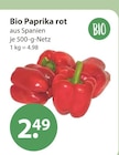 Bio Paprika rot im V-Markt Prospekt Bio Paprika rot von im aktuellen V-Markt Prospekt für 2,49 €