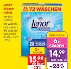 Waschmittel im Netto Marken-Discount Prospekt Waschmittel von Lenor im aktuellen Netto Marken-Discount Prospekt für 14,99 €