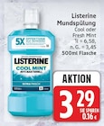 Mundspülung Cool oder Fresh Mint von Listerine im aktuellen EDEKA Prospekt