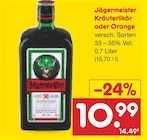Kräuterlikör oder Orange im Angebot bei Netto Marken-Discount in Bonn Kräuterlikör oder Orange Angebote von Jägermeister bei Netto Marken-Discount Bonn für 10,99 €
