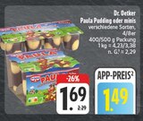 Paula Pudding oder minis bei EDEKA im Hartha Prospekt für 1,49 €
