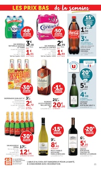 Promotion Scotch whisky dans le prospectus Super U, valable du 08/04/2026 au 19/04/2026 Promo Scotch whisky dans le catalogue Super U du moment à la page 21