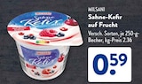 Sahne-Kefir auf Frucht im ALDI SÜD Prospekt Sahne-Kefir auf Frucht von MILSANI im aktuellen ALDI SÜD Prospekt für 0,59 €
