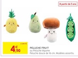 Peluche Fruit en promo chez Intermarché Bourg-en-Bresse à 4,90 €