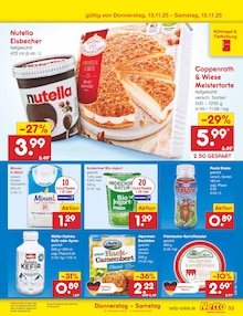 Nutella im aktuellen Netto Marken-Discount Prospekt (Fürth) Nutella im Netto Marken-Discount Prospekt "Aktuelle Angebote" mit 63 Seiten (Fürth)
