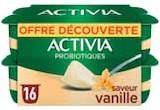 Yaourt aux probiotiques saveur vanille en offre découverte - ACTIVIA dans le catalogue Intermarché